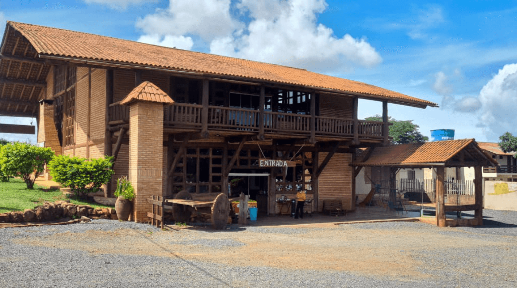 Estrutura principal do restaurante